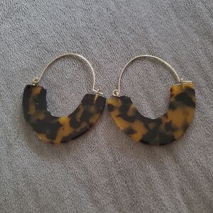 A New Day Tortoise Shell Hoop Earrings